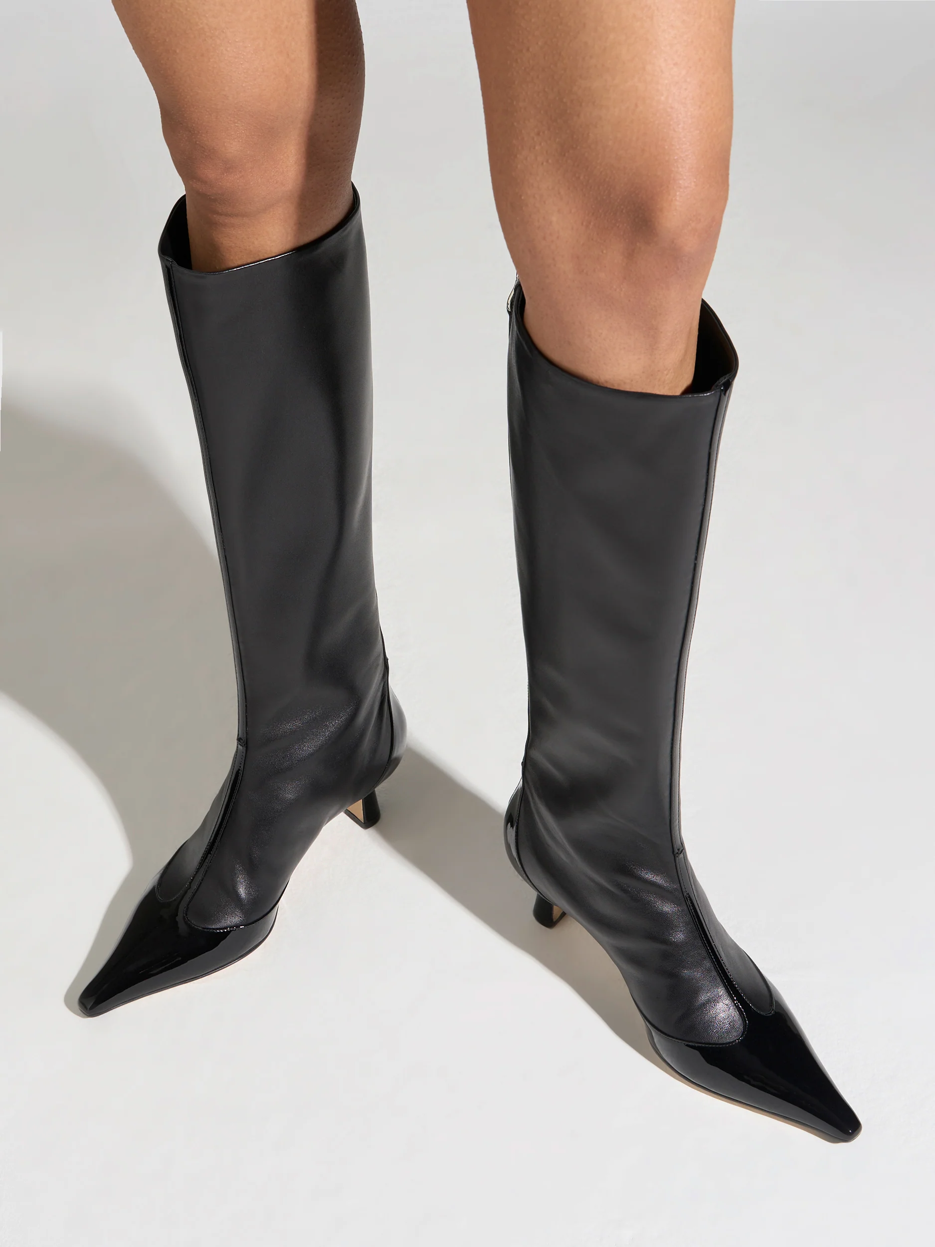 Alexis Dual-Tone High Boots - Image 2