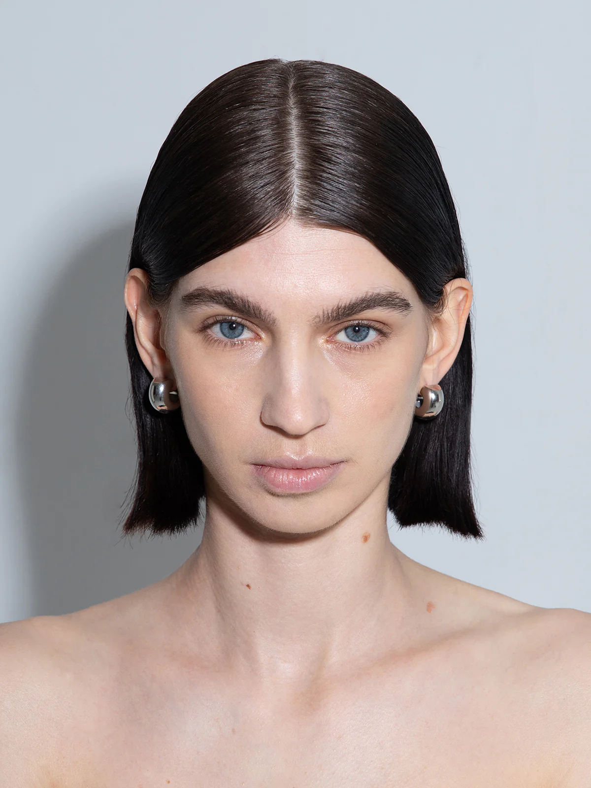 Alma Medium Palladium-Plated Earrings - Image 3
