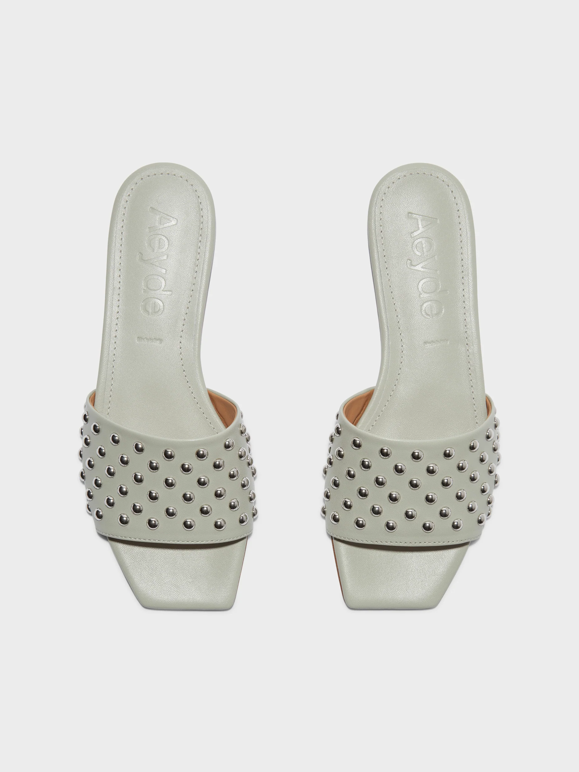 Anna Studded Leather Sandals - Image 5
