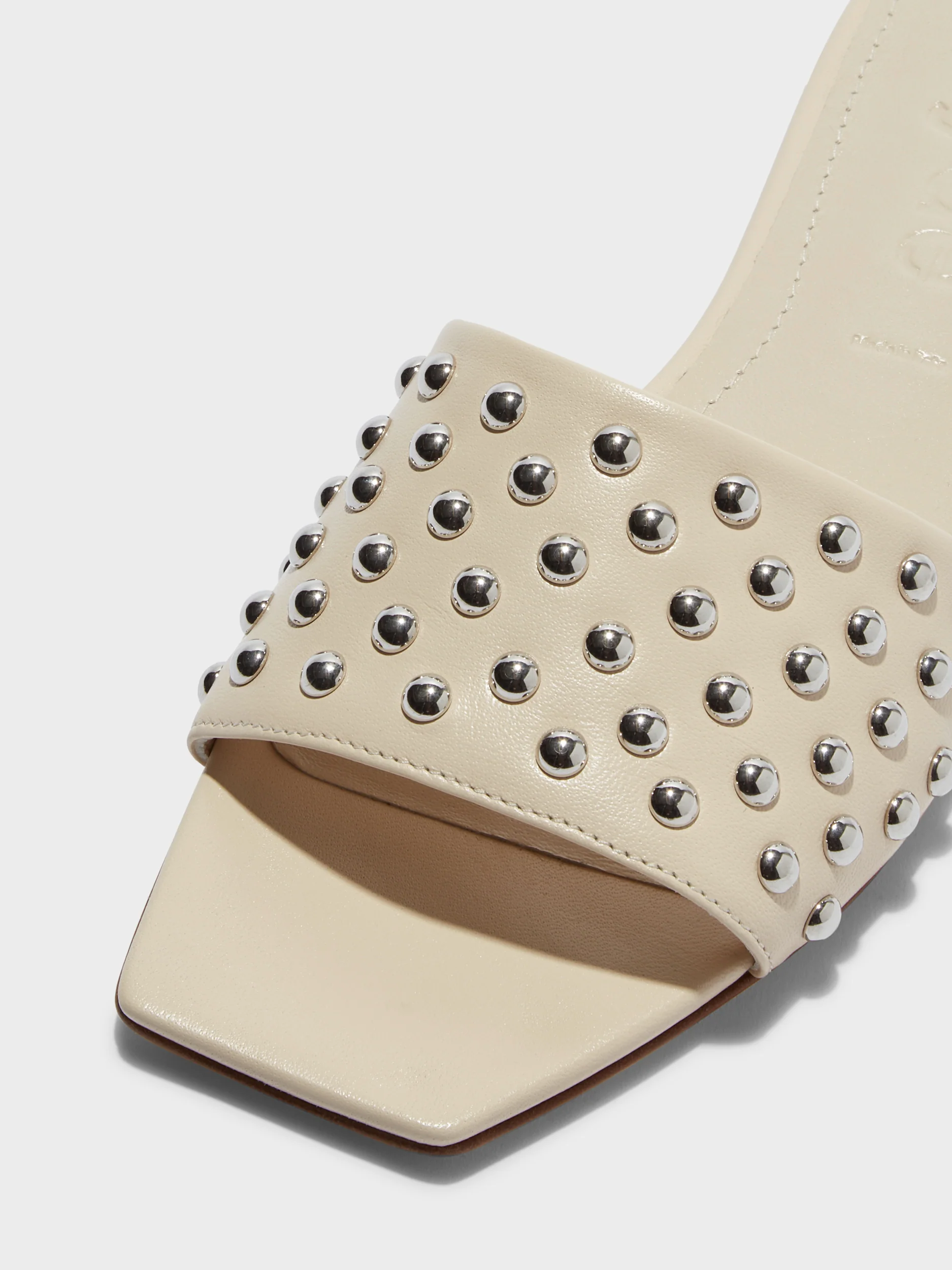 Anna Studded Leather Sandals - Image 3