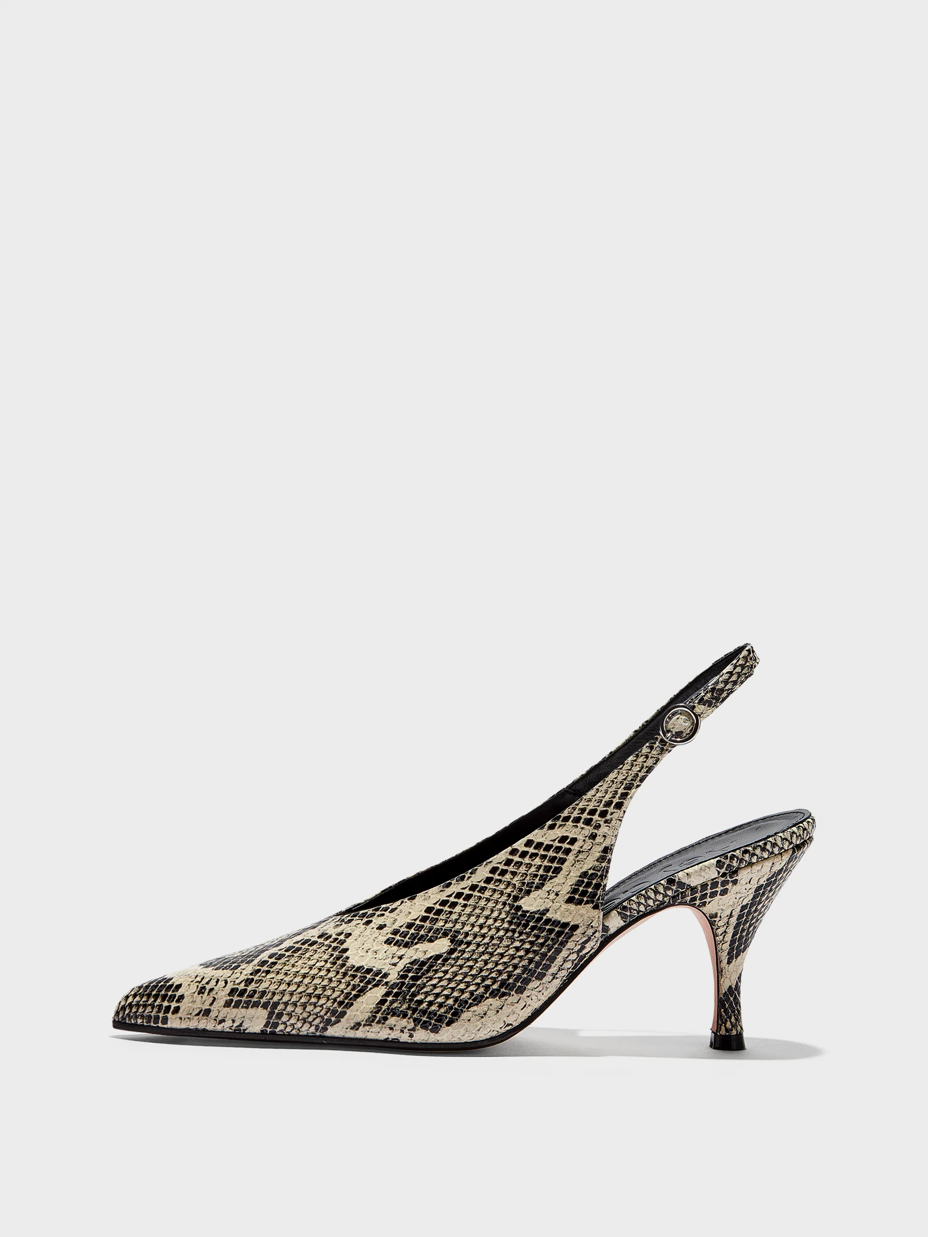 Carla Snake Print Pumps