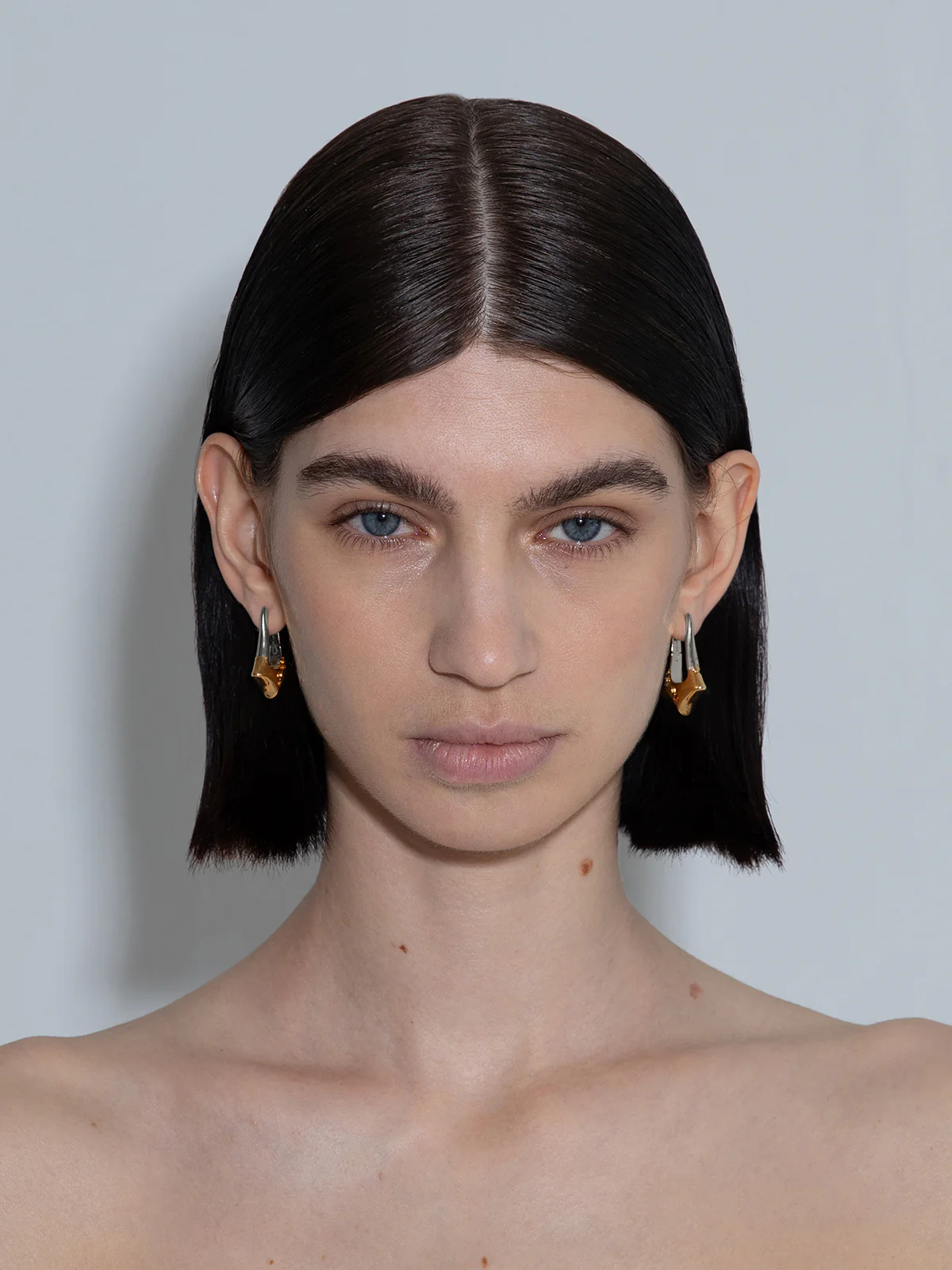 Delilah Palladium and 18kt Gold-Plated Earrings - Image 3