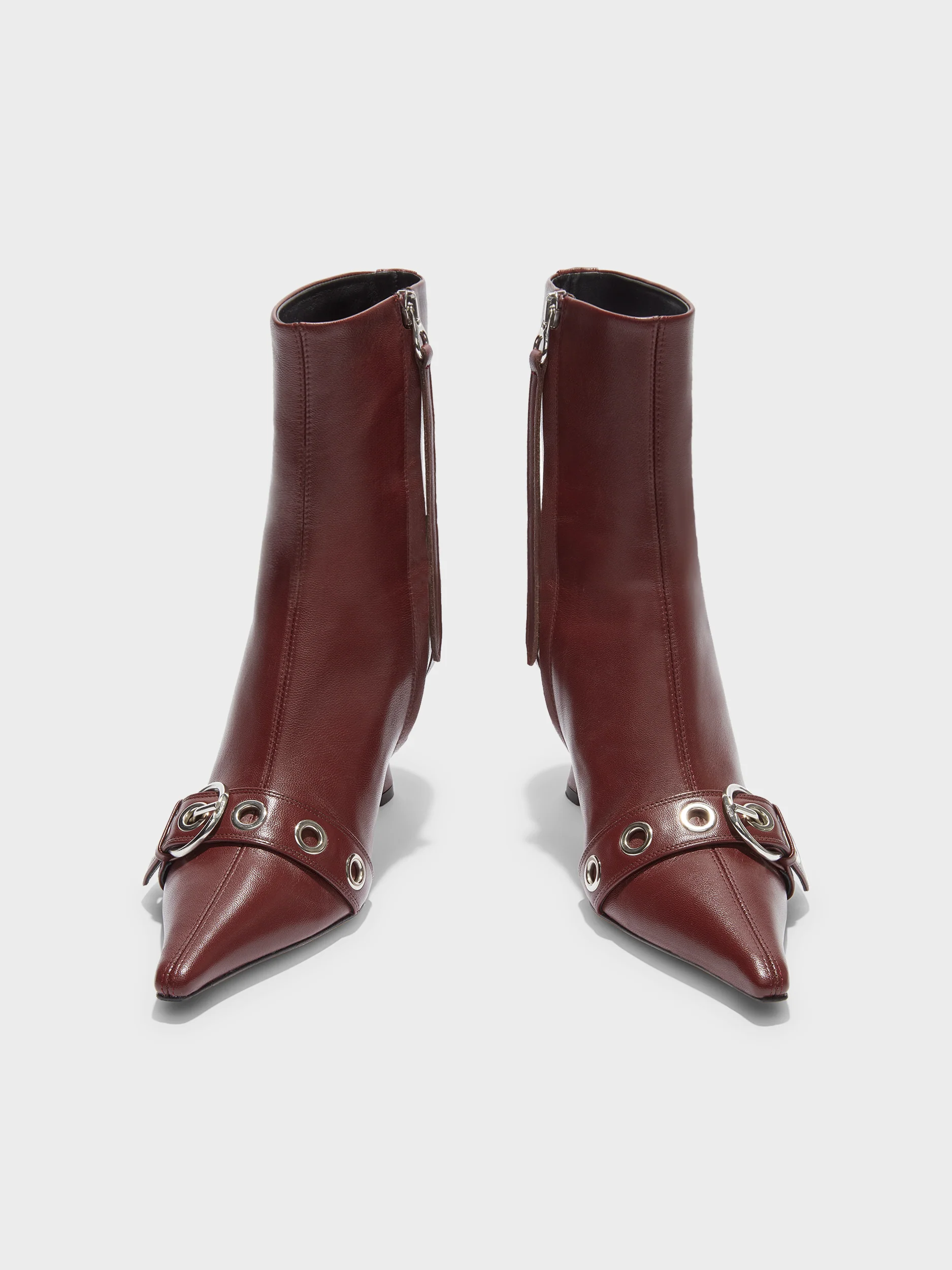 Halima Eyelet Pointed Boots - Image 5