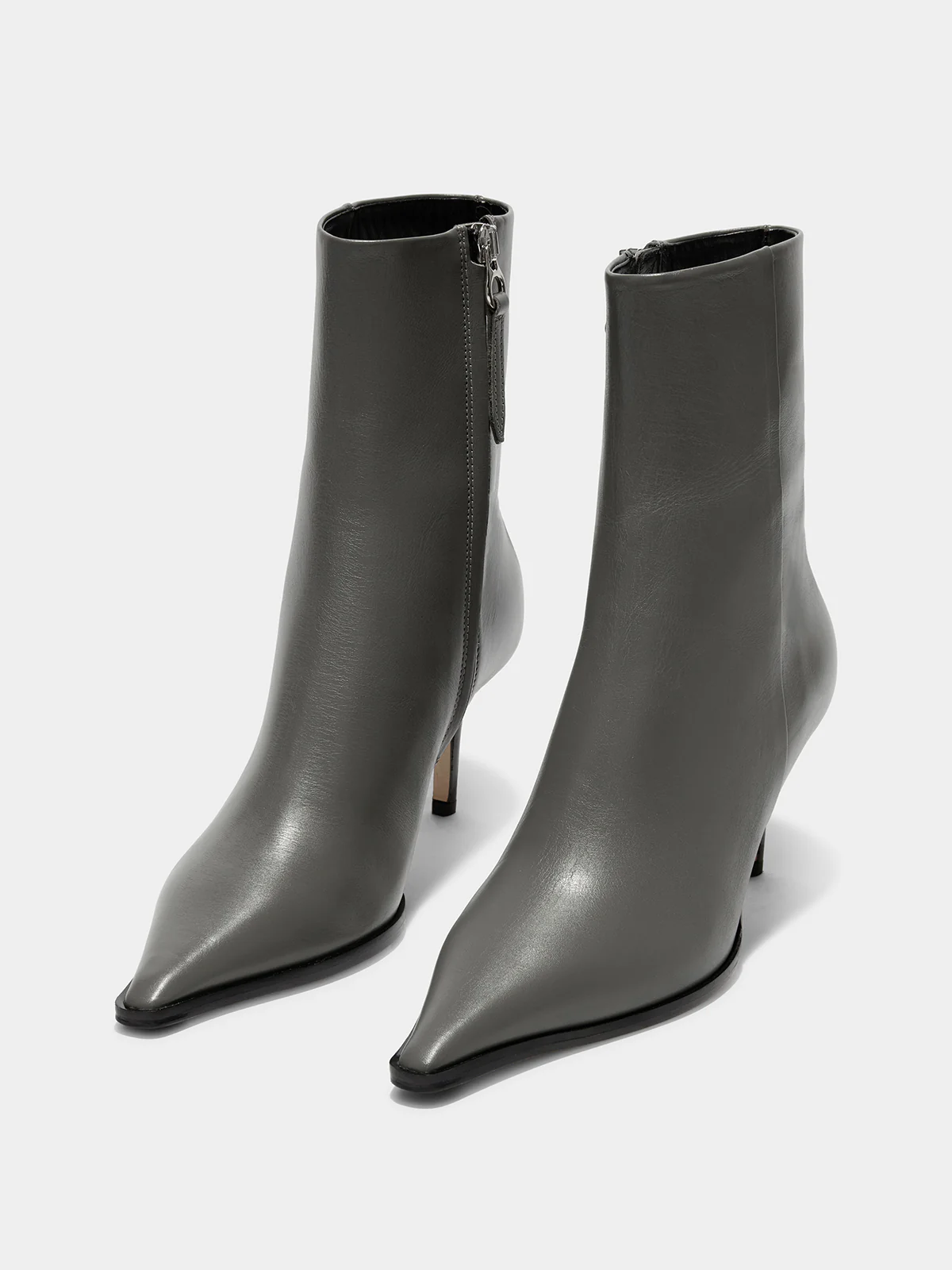 Hexi Leather Ankle Boots - Image 2