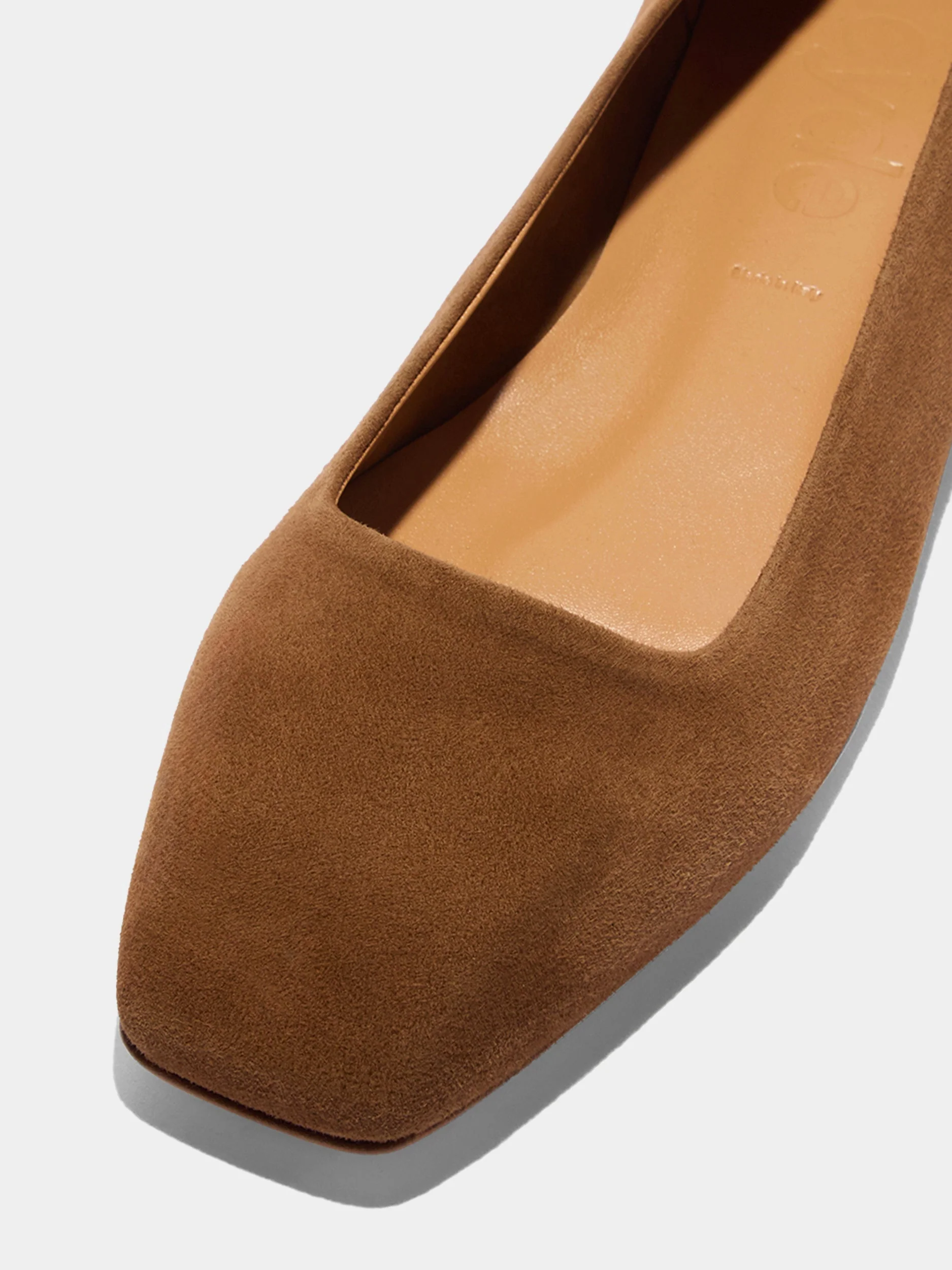 Ida Suede Square-Toe Flats - Image 4
