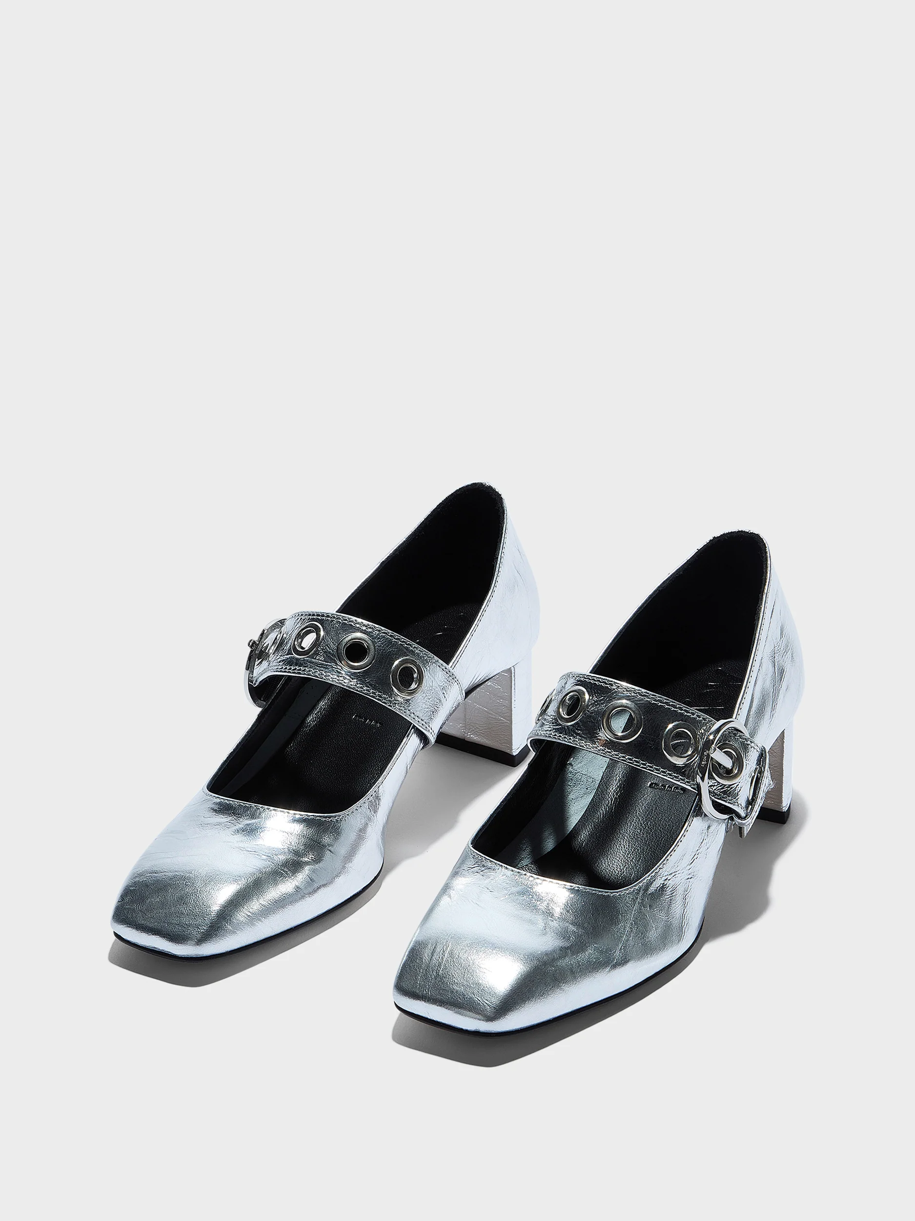 Lina Eyelet Mary-Jane Pumps - Image 3