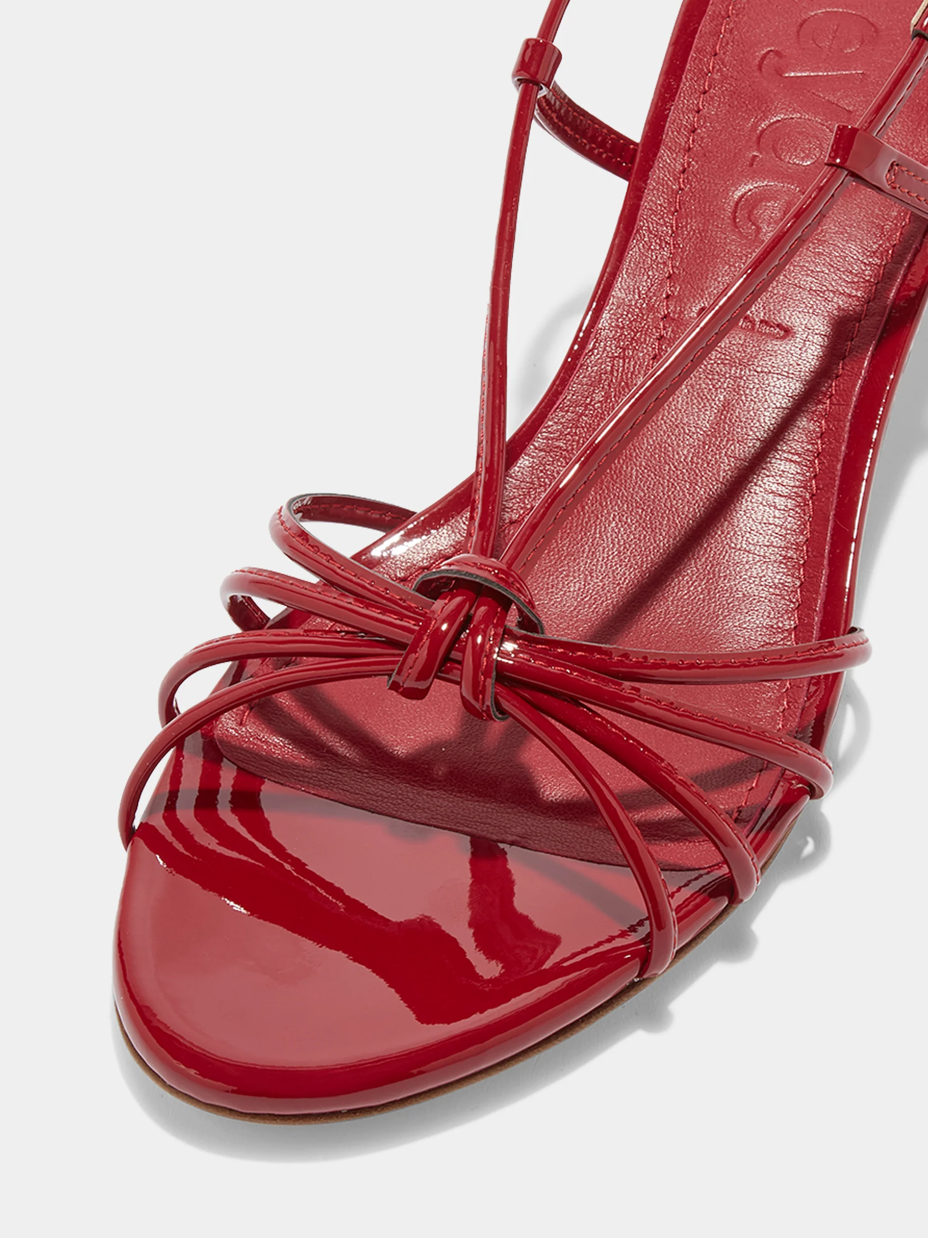 Rhonda Leather Kitten-Heel Sandals - Image 3
