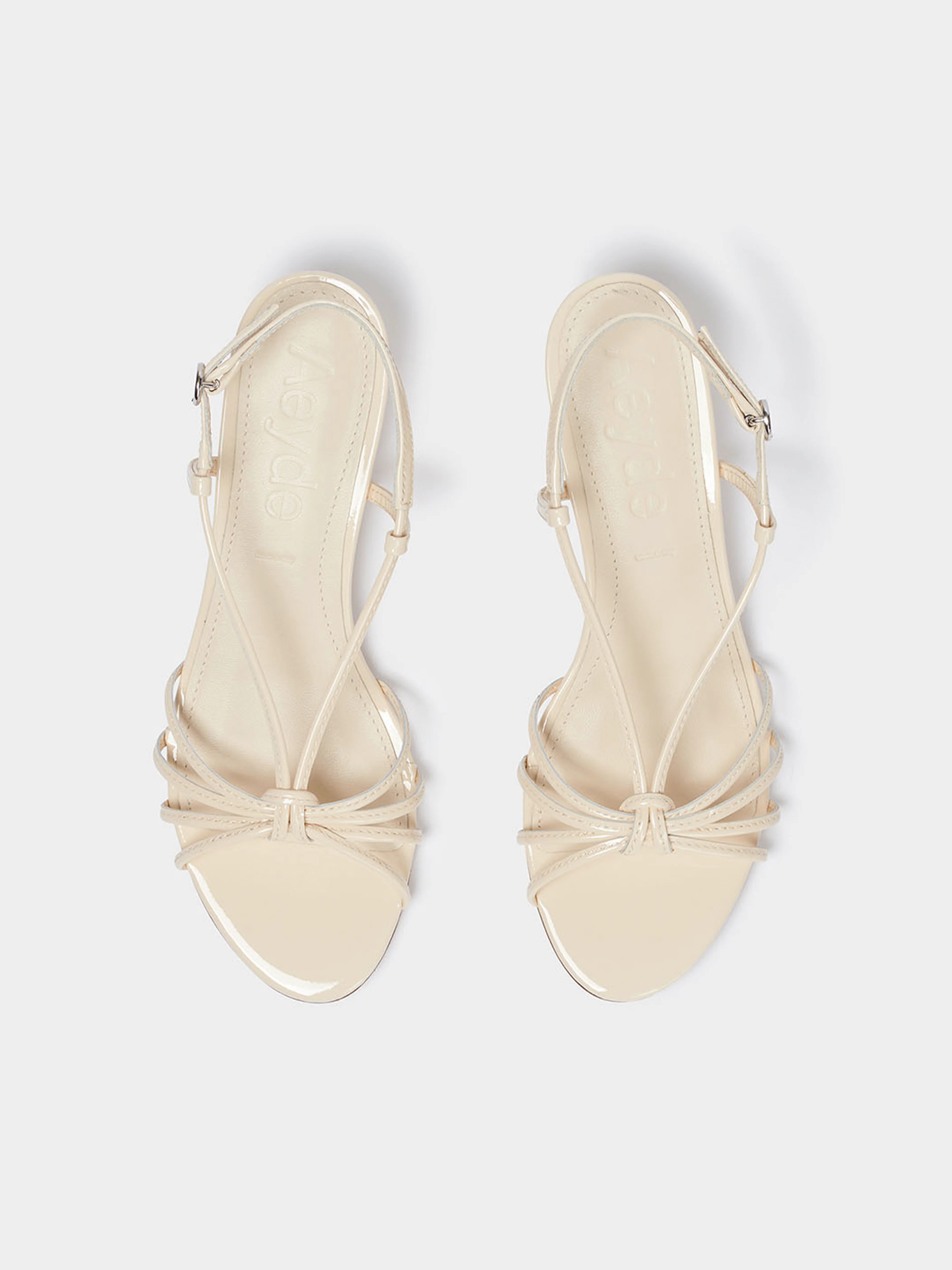 Rhonda Leather Kitten-Heel Sandals - Image 4