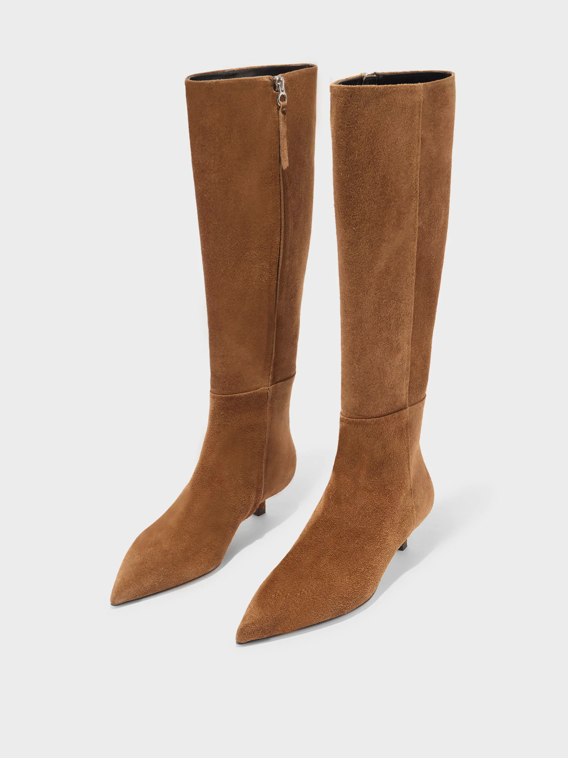 Sabrina Suede Knee-High Boots - Image 3