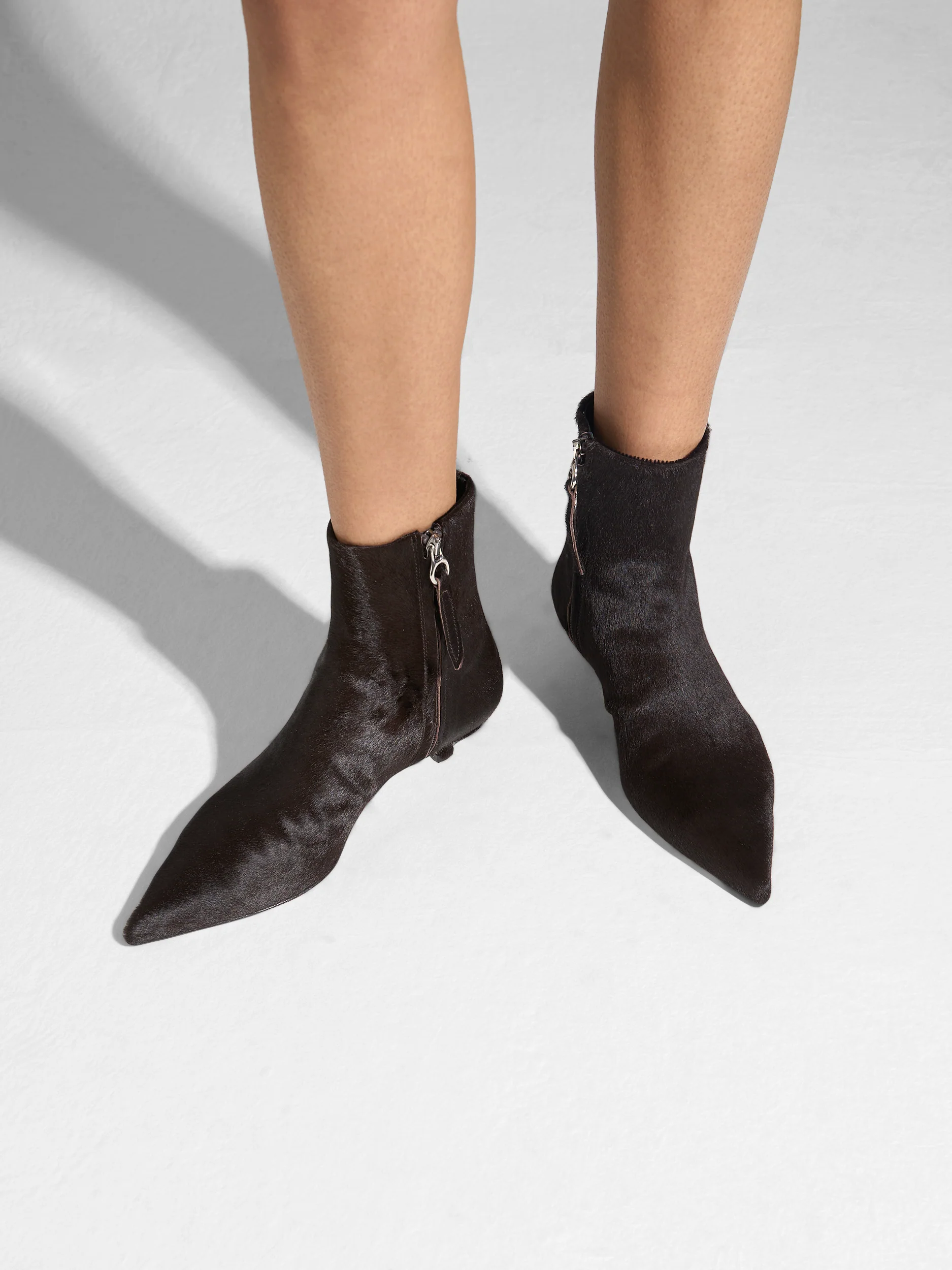 Sofie Pony Hair Ankle Boots - Image 2