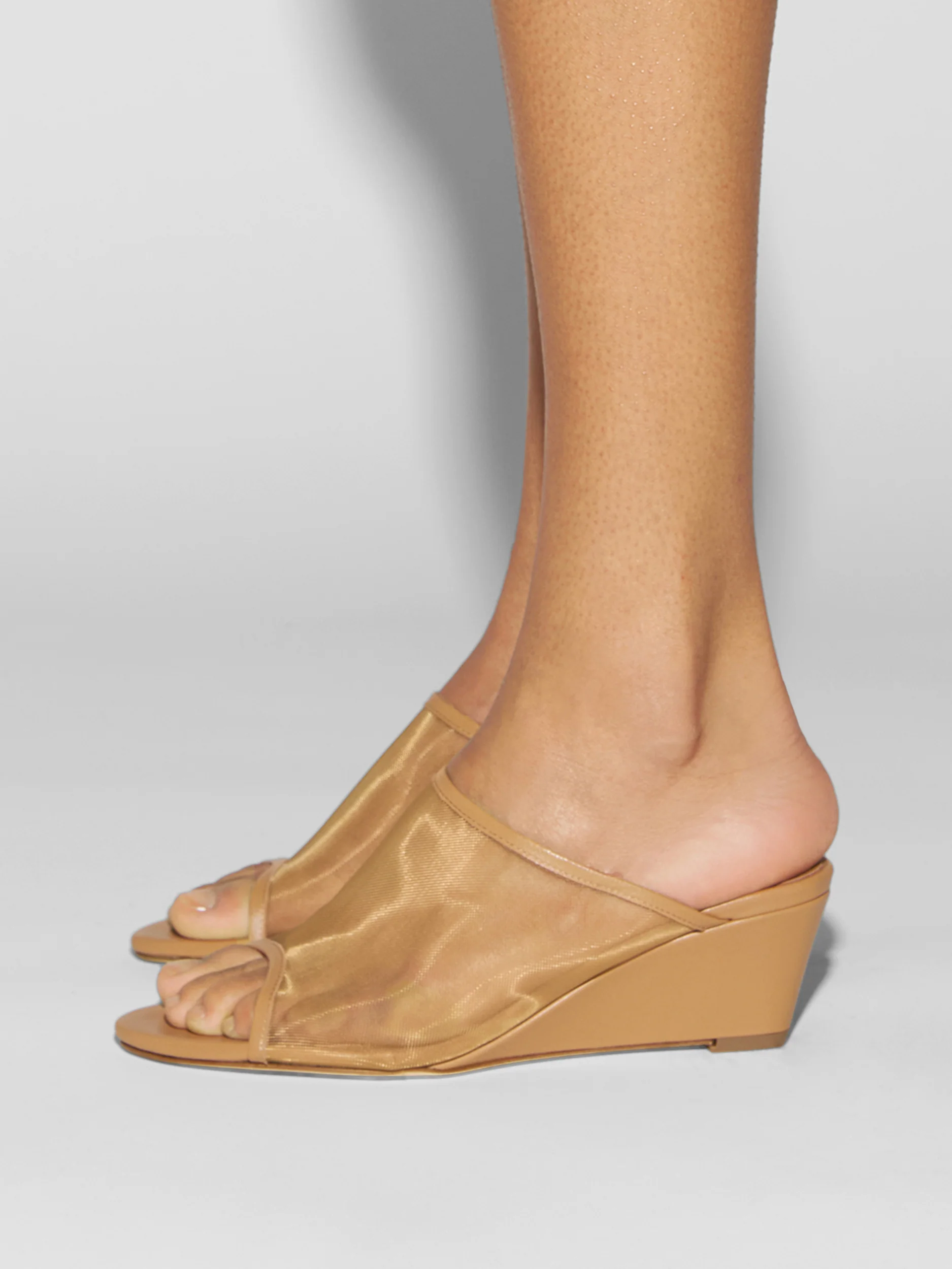 Suzanne Mesh Wedge Sandals - Image 6