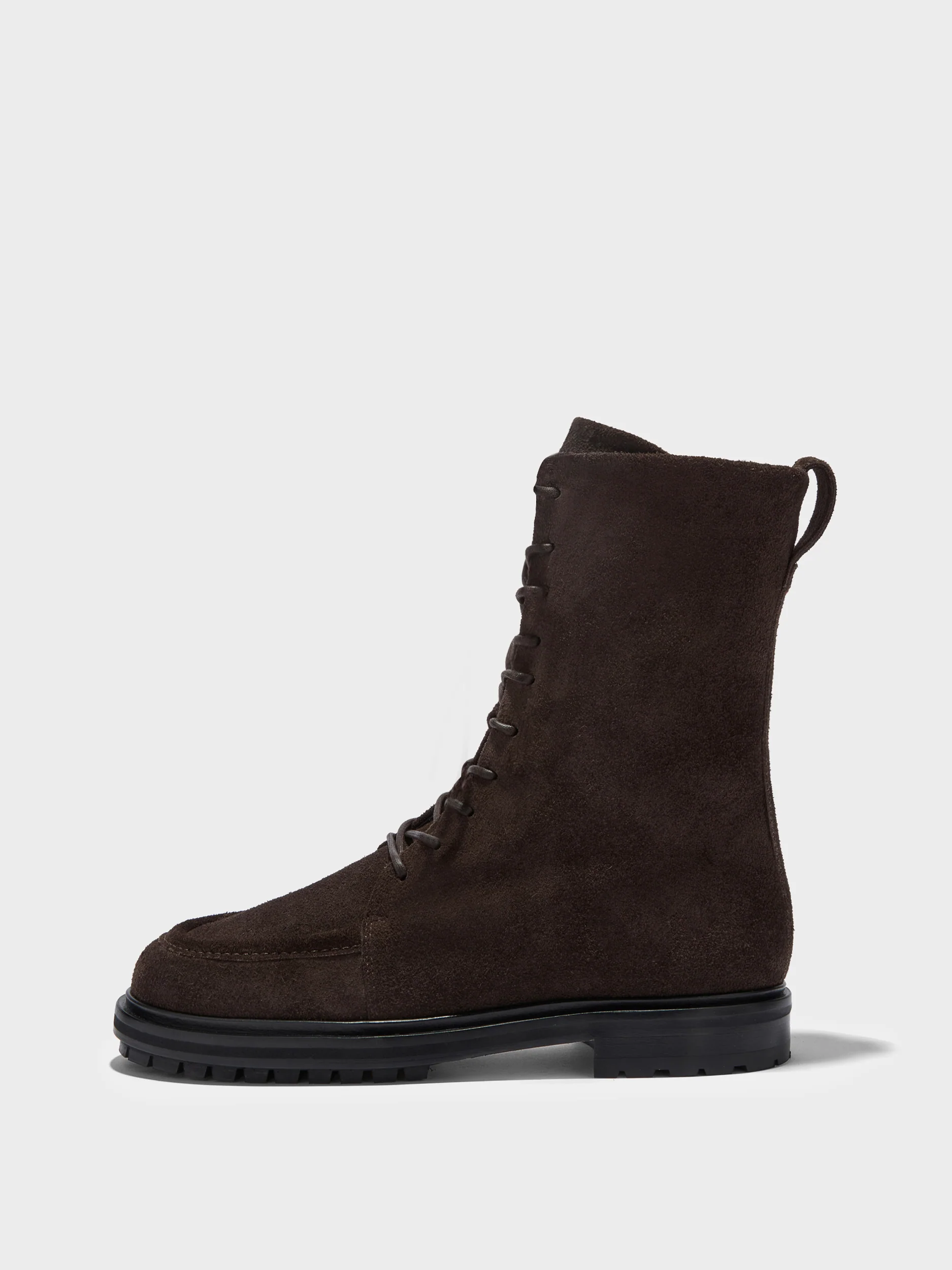 Tate Suede Lace-Up Ankle Boots