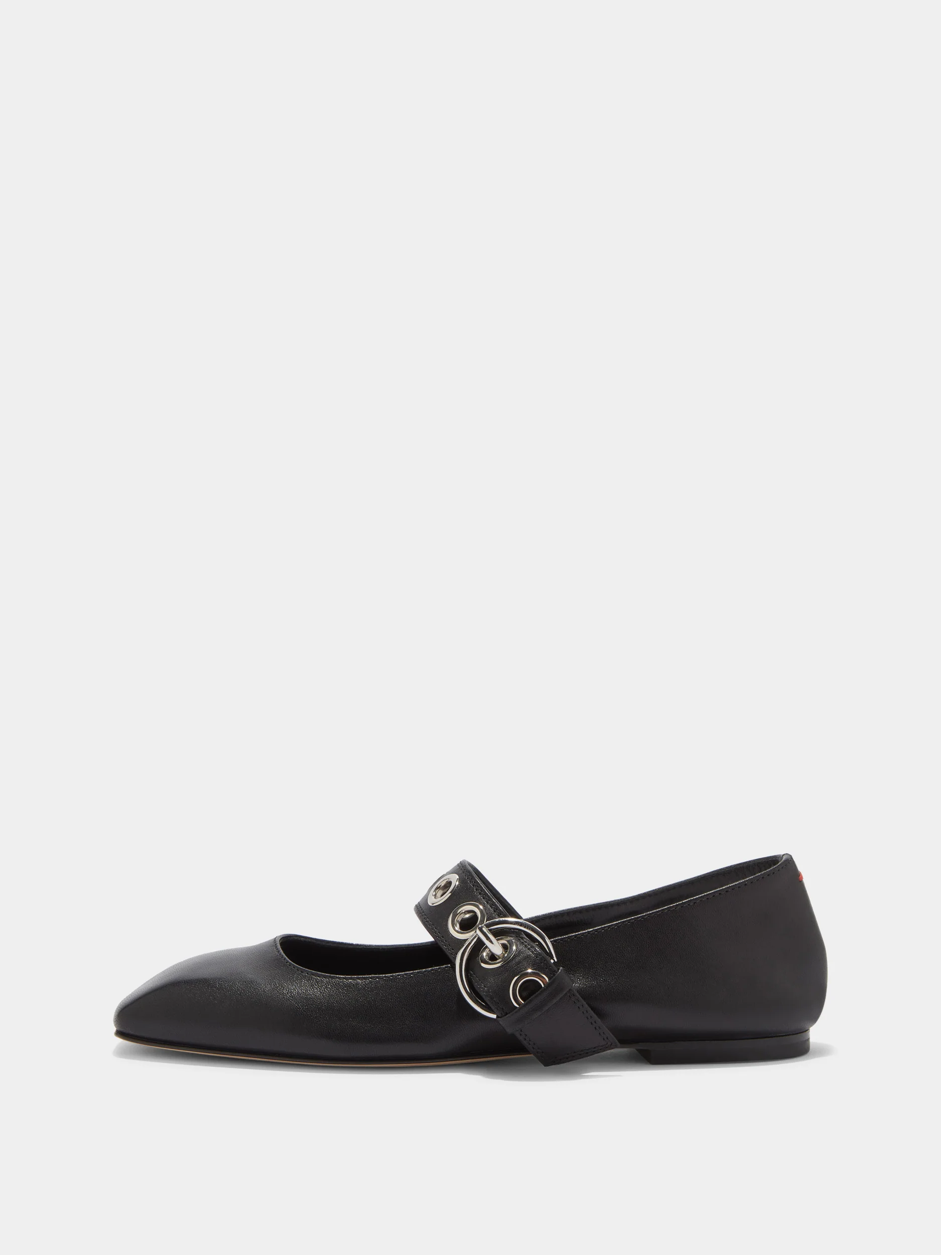 Uma Eyelet Mary-Janes Flats