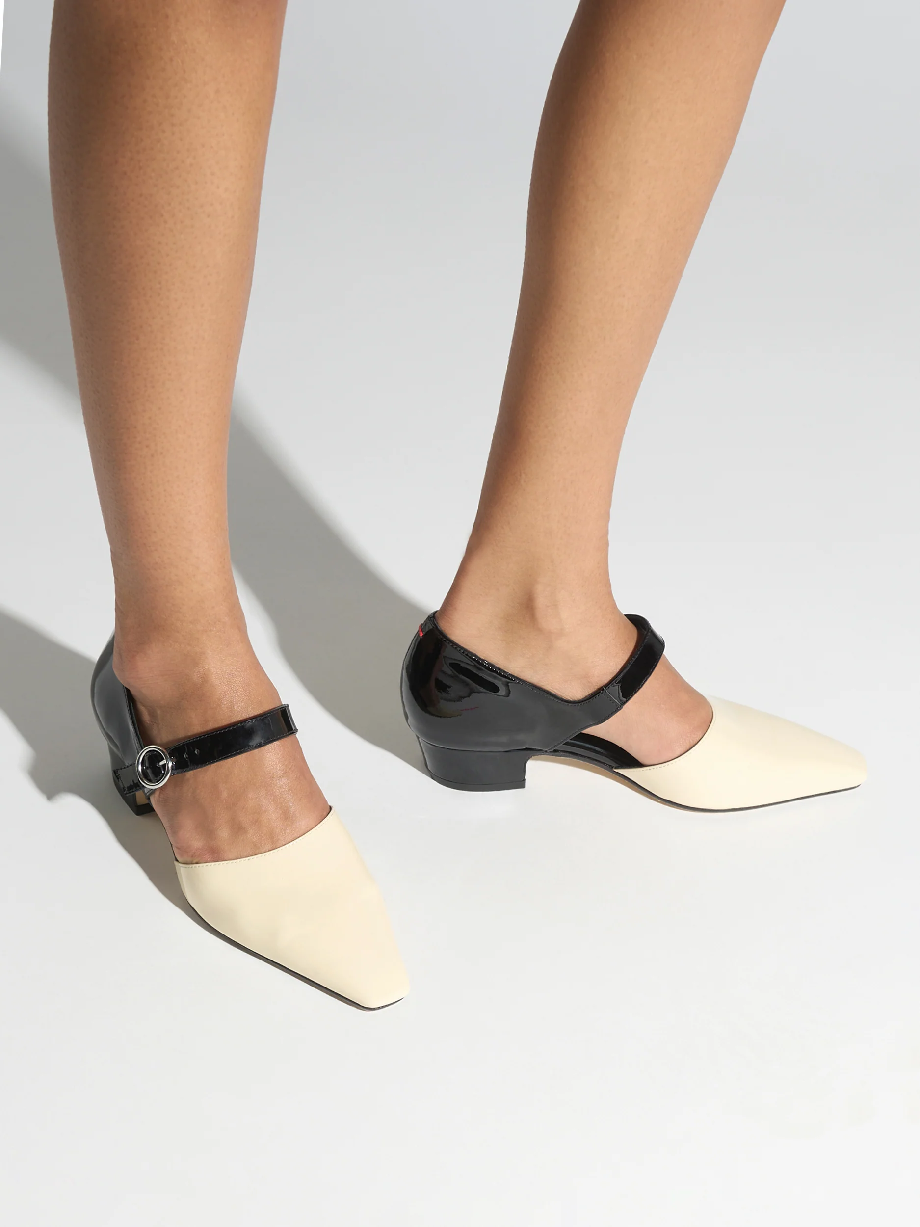 Yara Duo-Tone Mary-Jane Pumps - Image 2